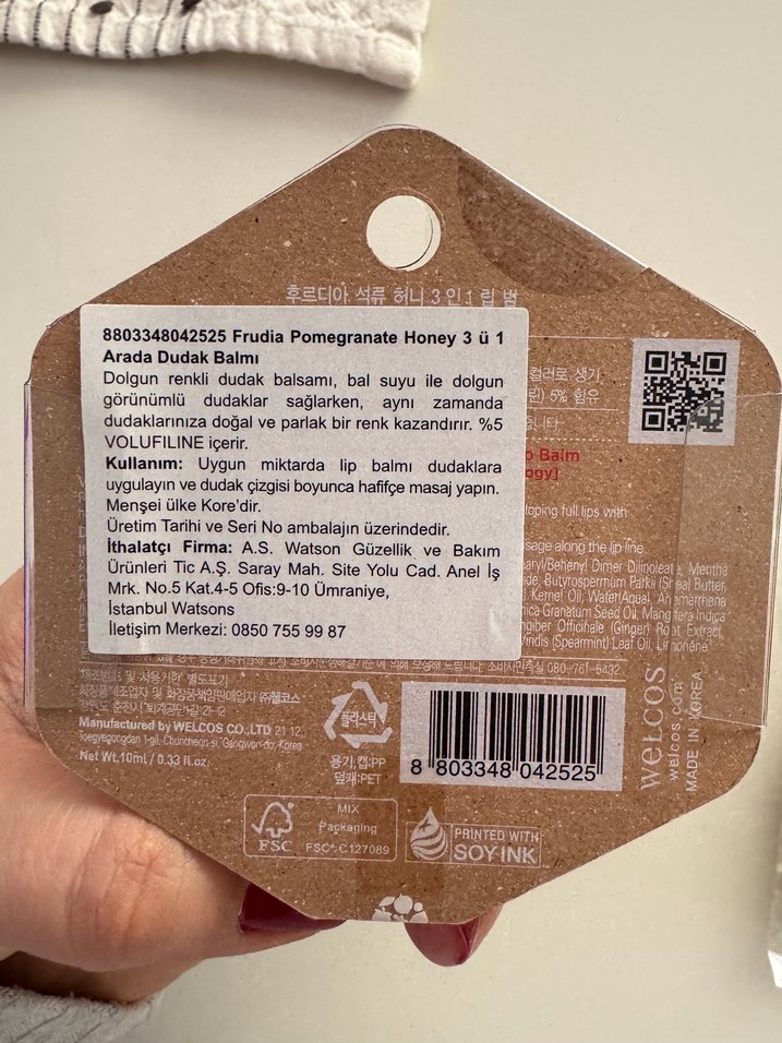 Frudia  3'ü 1 Arada Dudak Balmı - Görsel 2