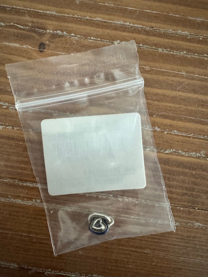 Pandora Mavi Kalp Mini Sallantılı Charm - Görsel 5