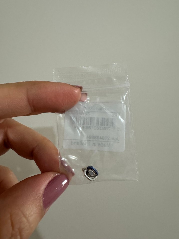 Pandora Mavi Kalp Mini Sallantılı Charm - Görsel 4