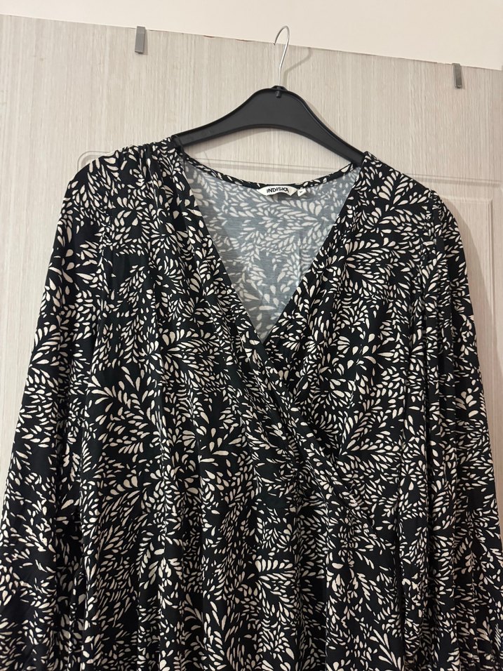 İsveç Markalı VYaka Uzun Kollu Desenli Elbise - Görsel 2