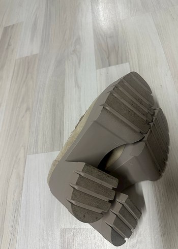 Platform vizon toka detaylı Loafer - Görsel 7