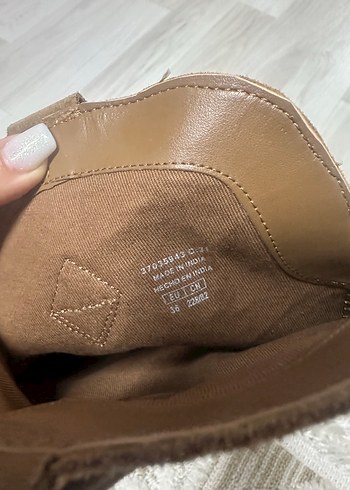 Kahverengi Süet Kadın Dolgu Topuklu çizme - Görsel 4