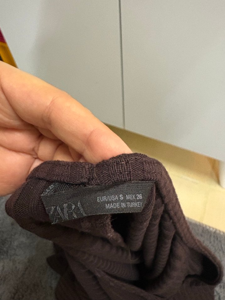 Asimetrik Fitilli Siyah Kadın Pelerin - Görsel 4