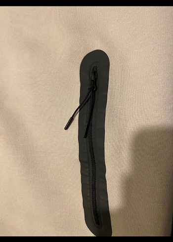 Nike Gri Kapüşonlu Fermuarlı Sweatshirt - Görsel 3