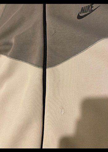 Nike Gri Kapüşonlu Fermuarlı Sweatshirt - Görsel 5