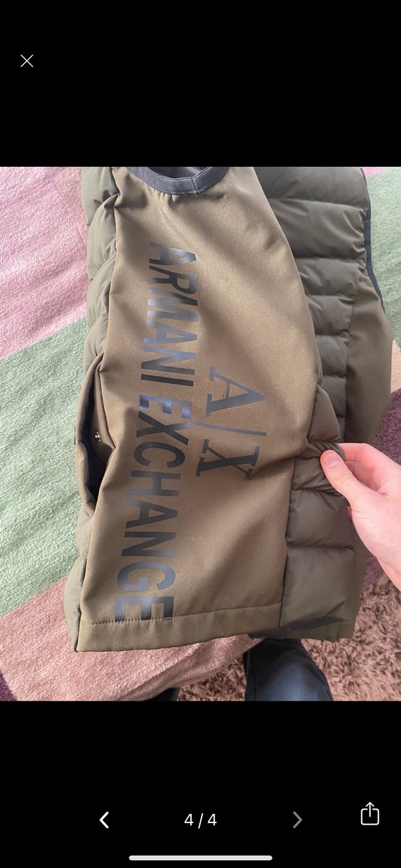 Kolsuz mont armani exchange - Görsel 4