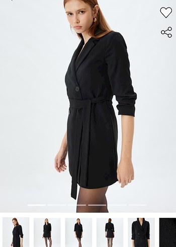 Siyah Takım Elbise tarzı ELBİSE - Görsel 2