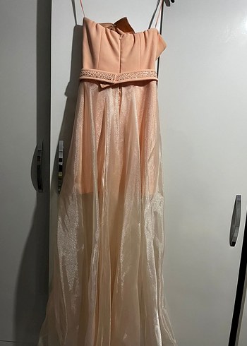 Kavun Rengi Mezuniyet elbisesi - Görsel 5