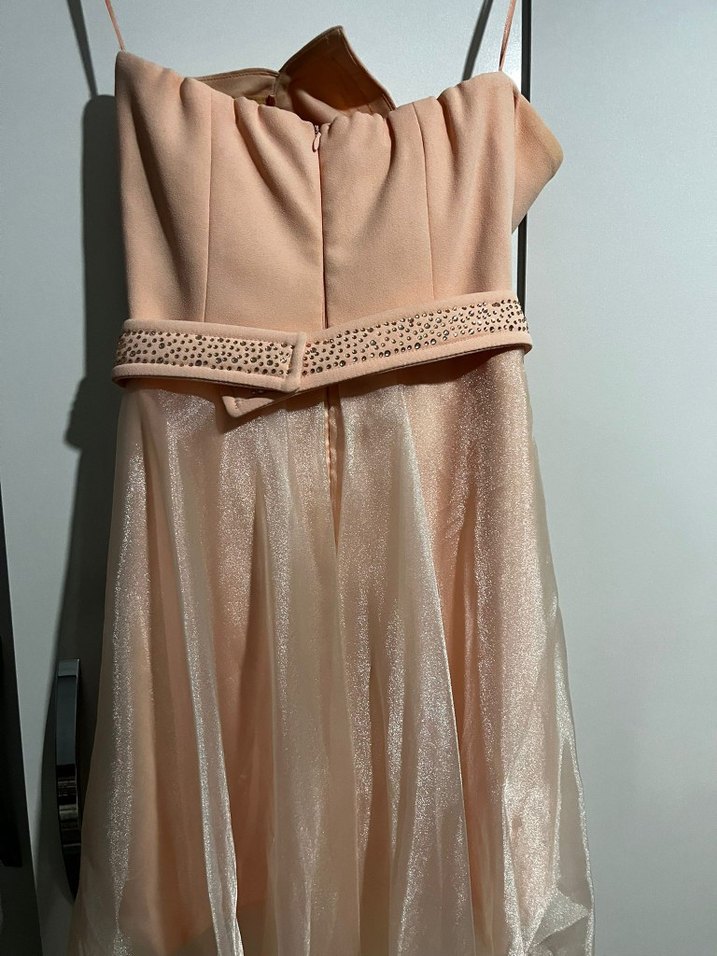 Kavun Rengi Mezuniyet elbisesi - Görsel 4