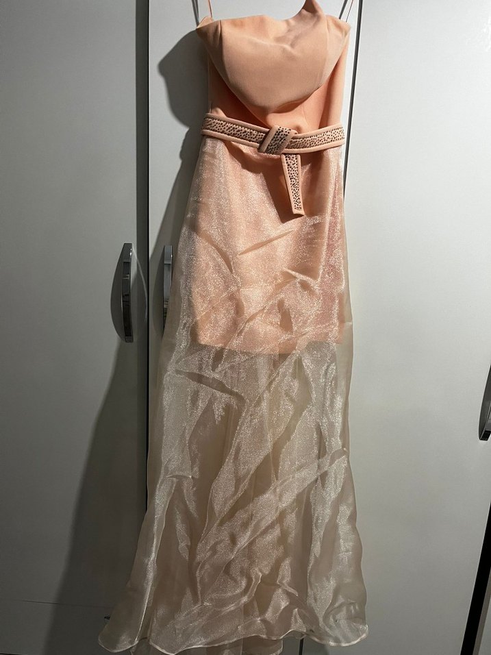 Kavun Rengi Mezuniyet elbisesi - Görsel 3