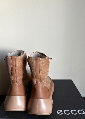 Bej Süet Kadın Dolgu Topuk Botlar - Görsel 6