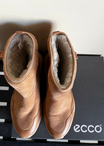 Bej Süet Kadın Dolgu Topuk Botlar - Görsel 5