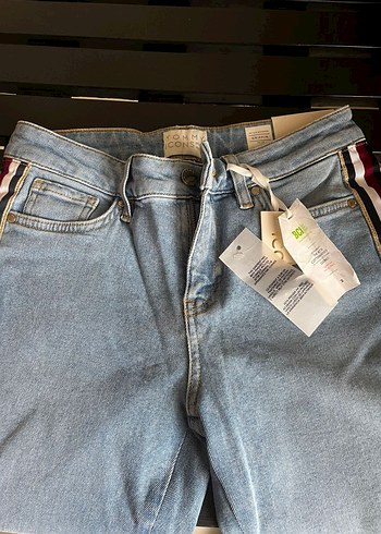 Gri Regular Fit Kadın Denim Pantolon - Görsel 6