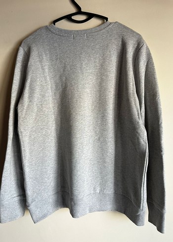 Calvin Klein Gri Kadın Bisiklet Yaka Sweatshirt - Görsel 2