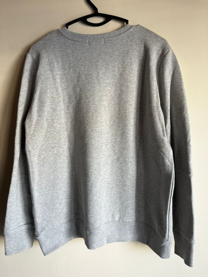 Calvin Klein Gri Kadın Bisiklet Yaka Sweatshirt - Görsel 2