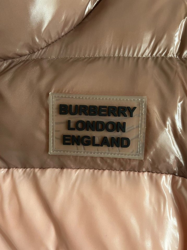 Düğmeli Pembe Pastel Kadın Kışlık Mont - Görsel 5