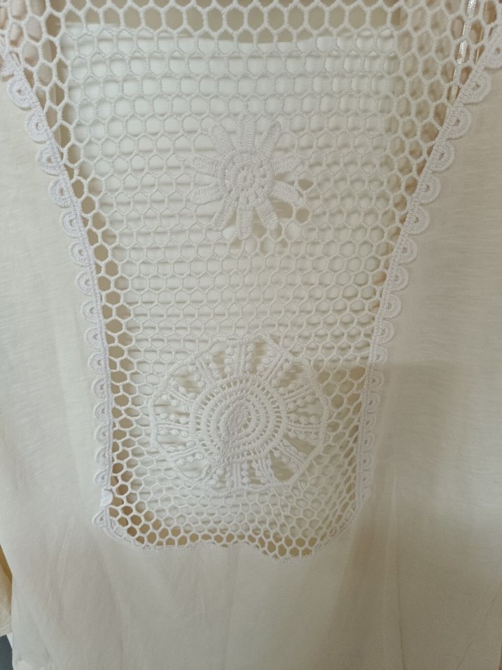 Dantel Detaylı Bej Midi Kadın Hırka - Görsel 4