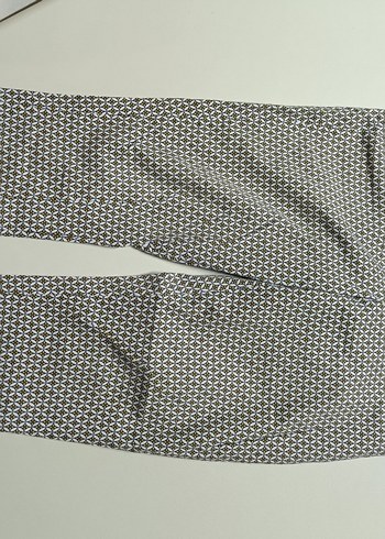 Gri Midi Kadın Kumaş Pantolon - Görsel 2