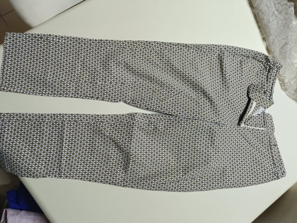 Gri Midi Kadın Kumaş Pantolon - Görsel 2