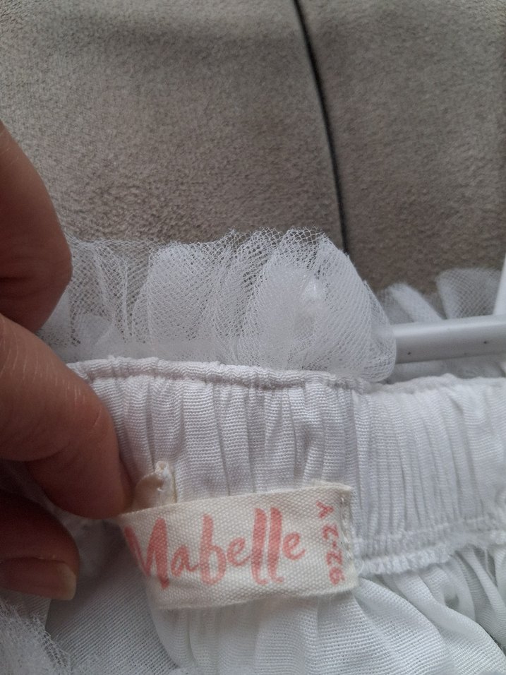 Beyaz Dantelli Kız Çocuk Bohem Elbise - Görsel 5