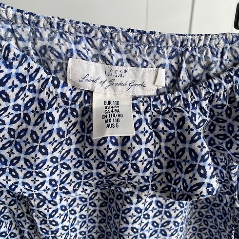 5 Yaş Beden H&M kız çocuk tulum