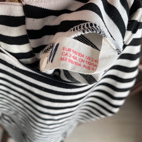 24-36 Ay Beden siyah Renk H&M kız çocuk elbise
