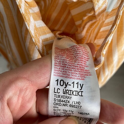 10 Yaş Beden Lcw kız çocuk tulum