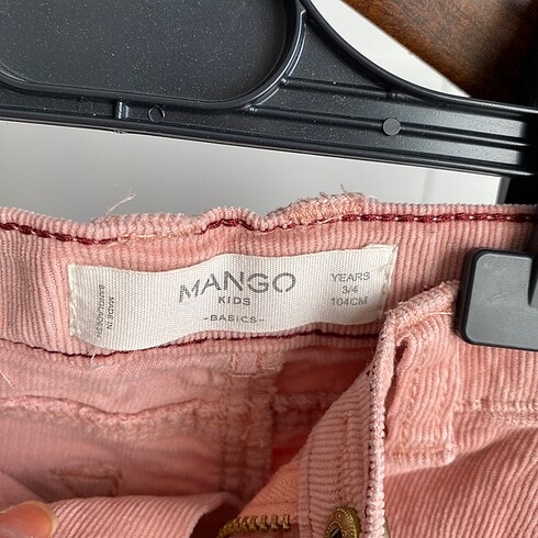 24-36 Ay Beden Mango kız çocuk kadife şort