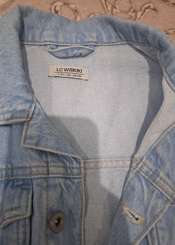 Mavi Düğmeli çocuk Kot Ceket - Görsel 2