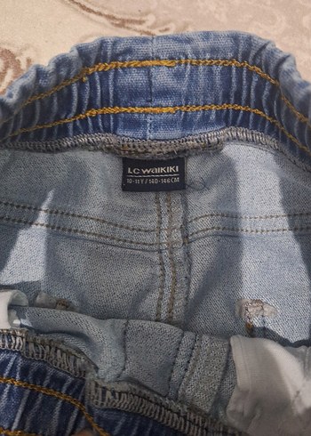 çocuk Mavi Rahat Kesim Denim Pantolon - Görsel 3