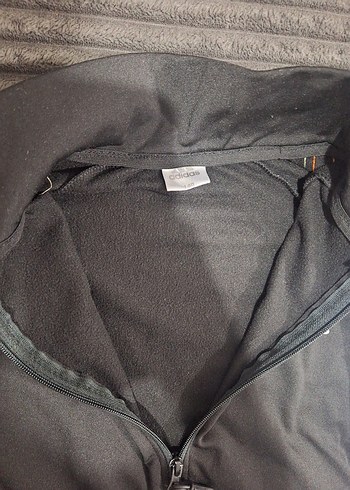 Adidas Gri Fermuarlı Spor Ceket - Görsel 3