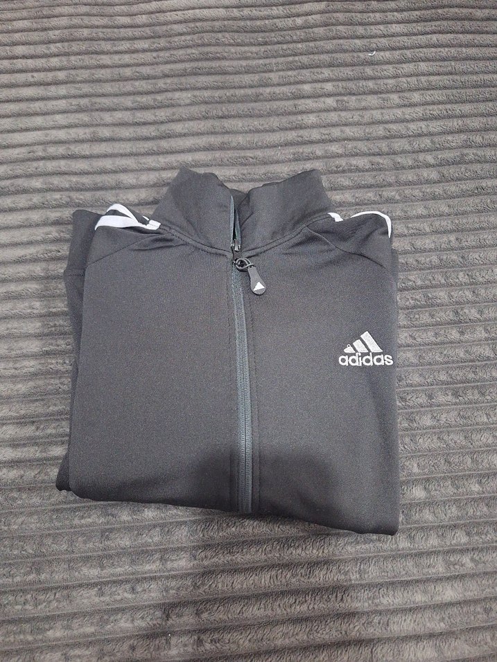 Adidas Gri Fermuarlı Spor Ceket - Görsel 4