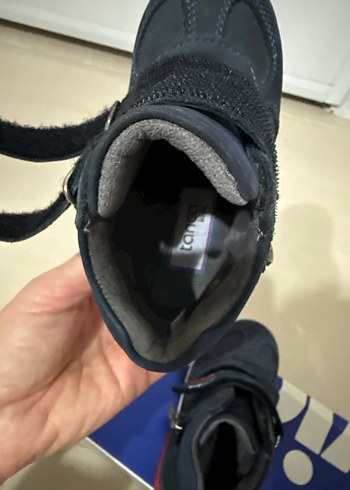 Erkek Çocuk Mavi Cırtlı Lastik Bot - Görsel 2