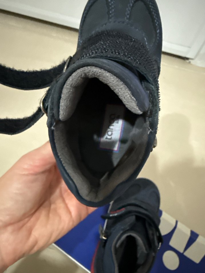 Erkek Çocuk Mavi Cırtlı Lastik Bot - Görsel 2