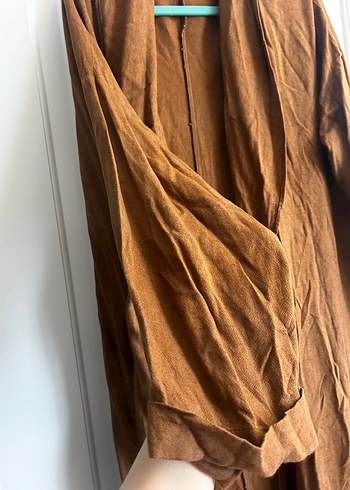 Zara Kahverengi Bohem Tarzı kimono