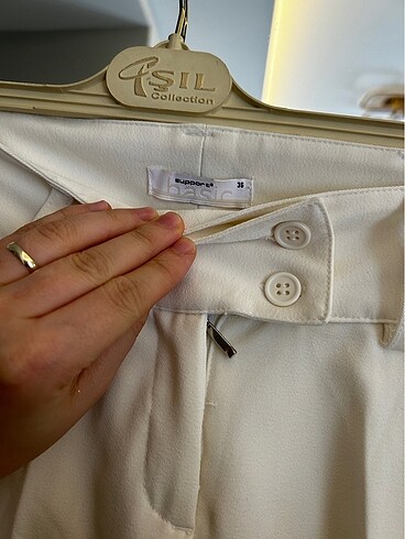 Zara Açık krem pantalon