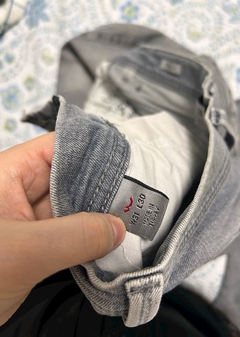 Gri Regular Fit Fermuarlı Denim Erkek Jean - Görsel 4