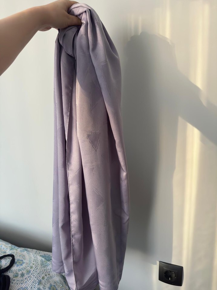 Drapeli Mor Kadın Şal - Görsel 2