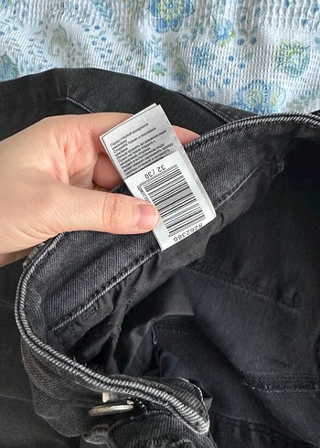 Gri Erkek Bol Kesim Denim Pantolon - Görsel 2