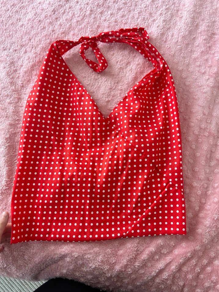 Kırmızı Puantiyeli Fırfırlı Çocuk Şapkası - Görsel 4