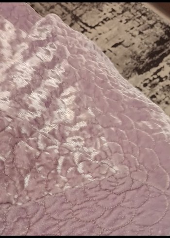 Cassandra Çift Kişilik Yatak Örtüsü Lila - Görsel 6