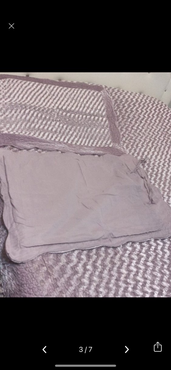 Cassandra Çift Kişilik Yatak Örtüsü Lila - Görsel 3