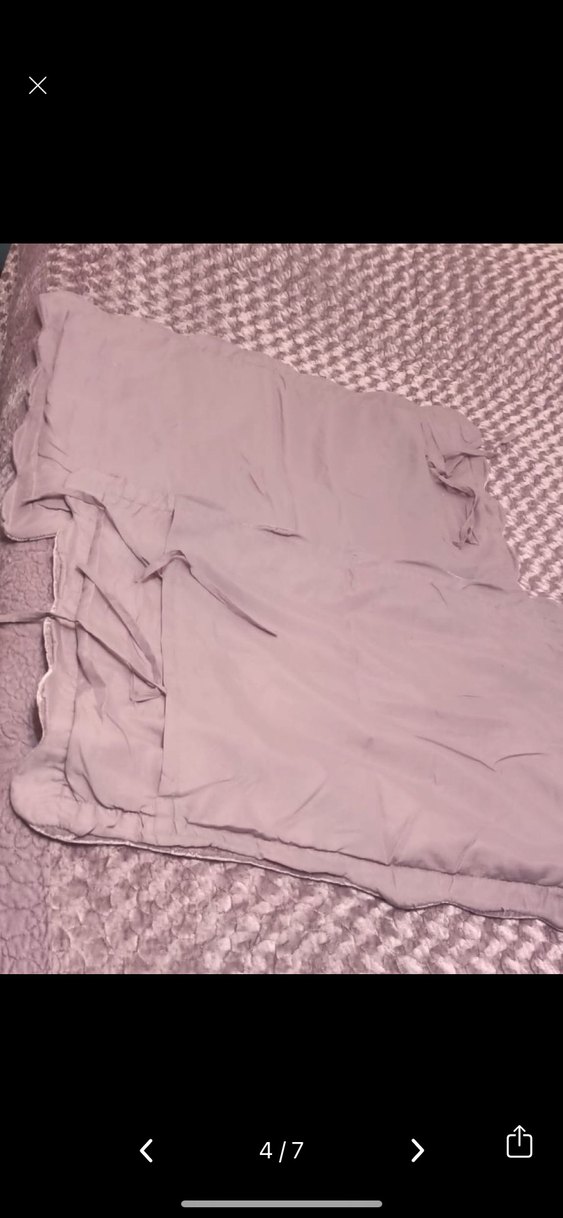 Cassandra Çift Kişilik Yatak Örtüsü Lila - Görsel 4