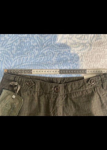 Vintage Yeşil Şort - Görsel 4