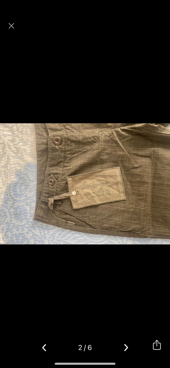 Vintage Yeşil Şort - Görsel 2