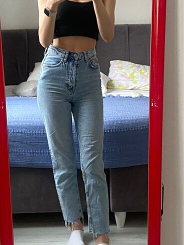 Yüksek bel jean