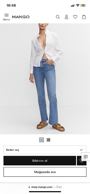 Mango jean