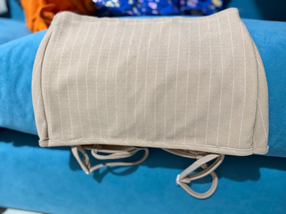 Bej Mini Straplez Atlet Bustiyer - Görsel 2