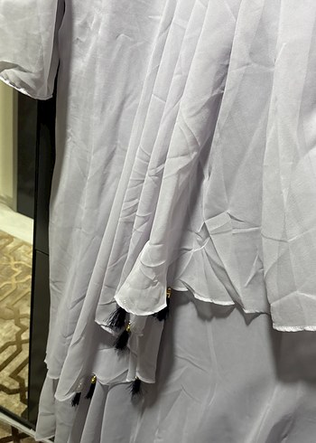 Nakışlı Uzun Bohem Kadın Elbise - Görsel 4