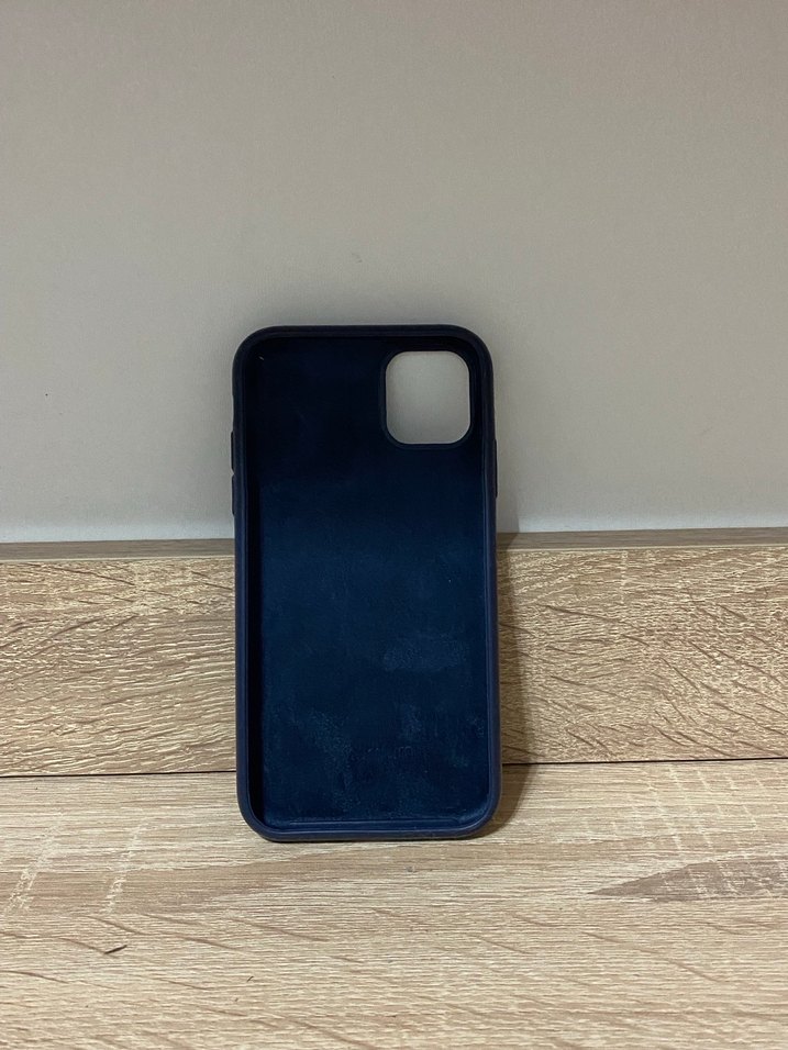 Lacivert Minimalist Telefon Kılıfı iPhone 11 - Görsel 2
